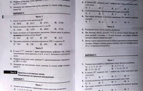 Математика. 6 класс
